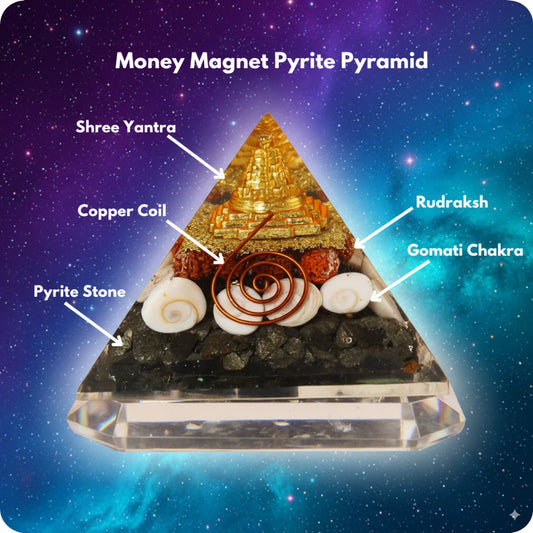 Money Magnet Pyrite Pyramid™ – Attract Wealth, Success & Positive Energy