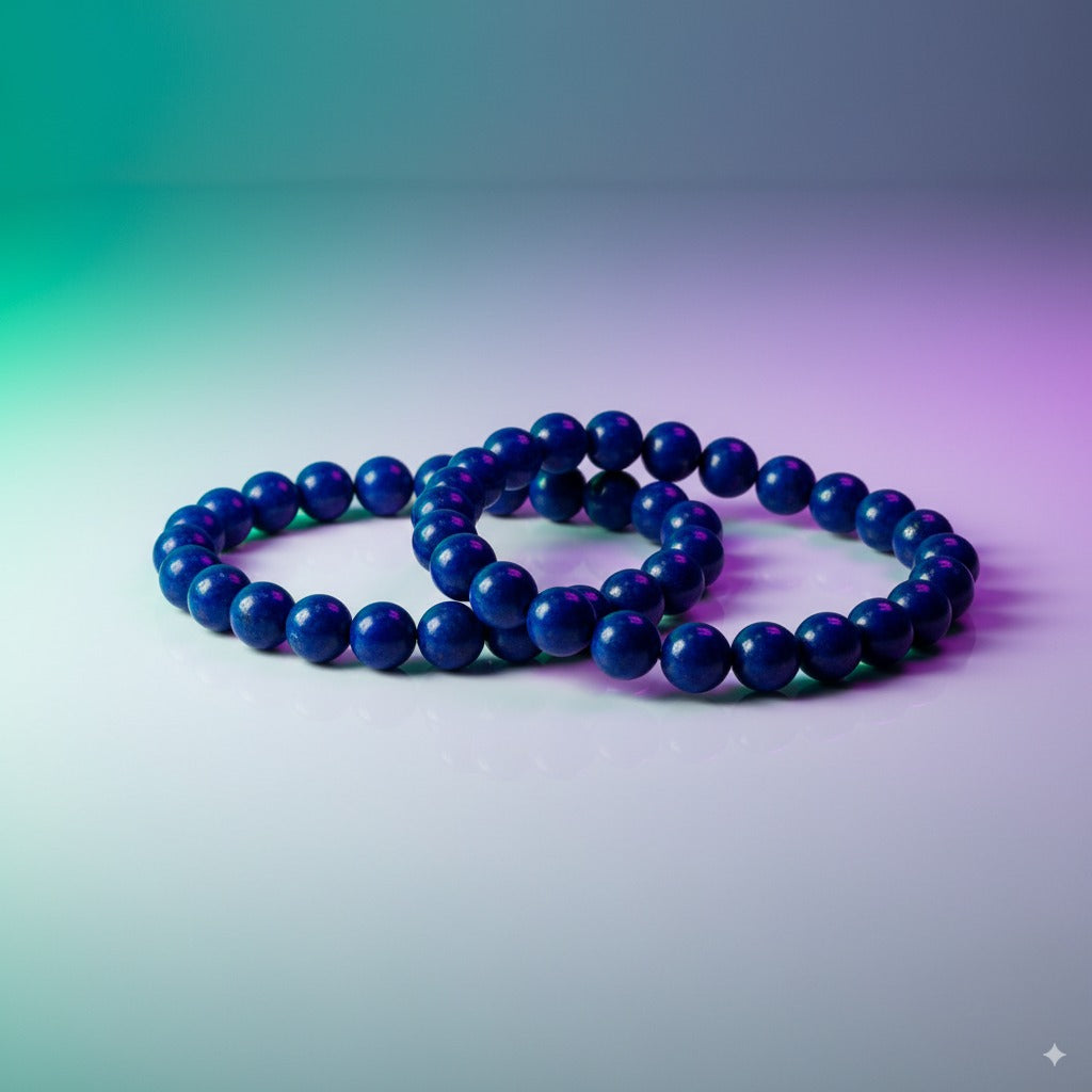 Galaxy Gems Lapis Lazuli Adjustable Bracelet – Elegant Healing Stone for Men & Women